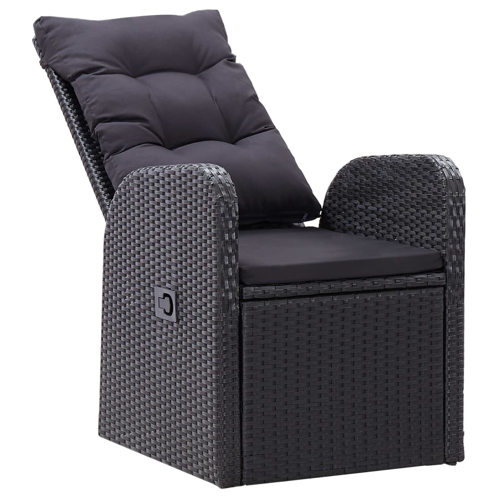 7-delige Tuinset zwart is nu te koop bij PeponiXL, paradijselijk wonen!