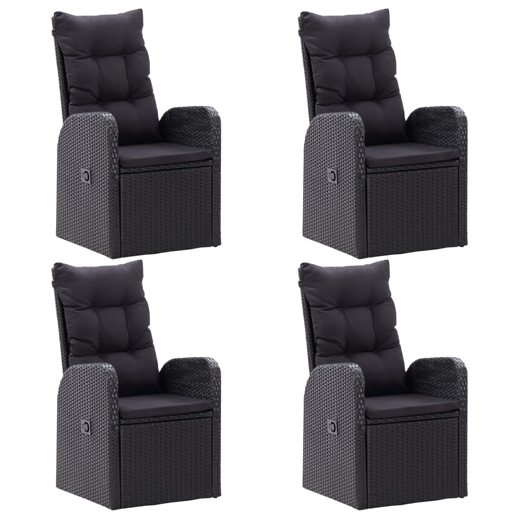 5-delige Tuinset zwart is nu te koop bij PeponiXL, paradijselijk wonen!