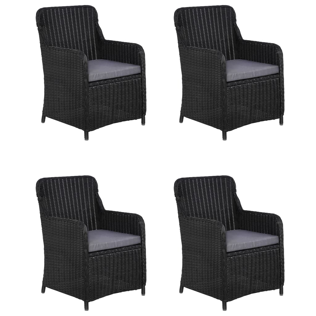 5-delige Tuinset zwart is nu te koop bij PeponiXL, paradijselijk wonen!
