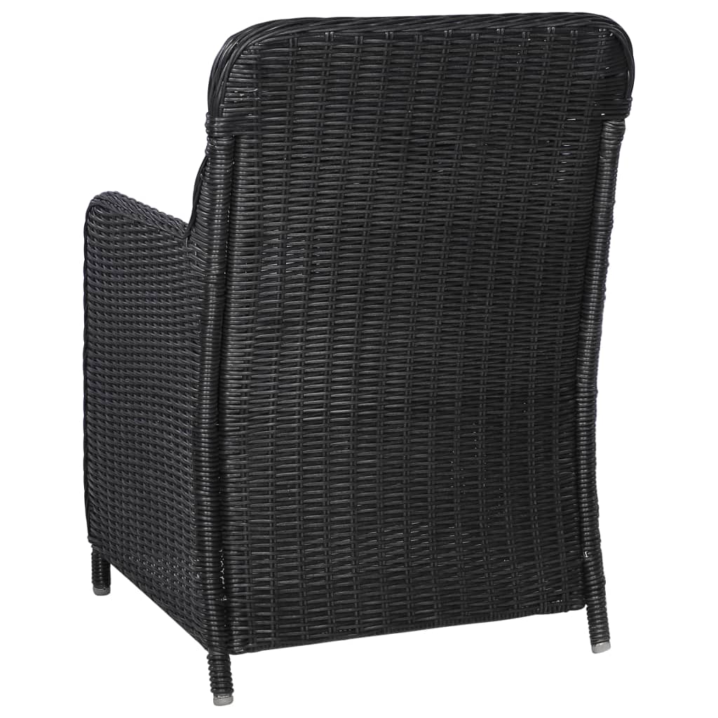 5-delige Tuinset zwart is nu te koop bij PeponiXL, paradijselijk wonen!