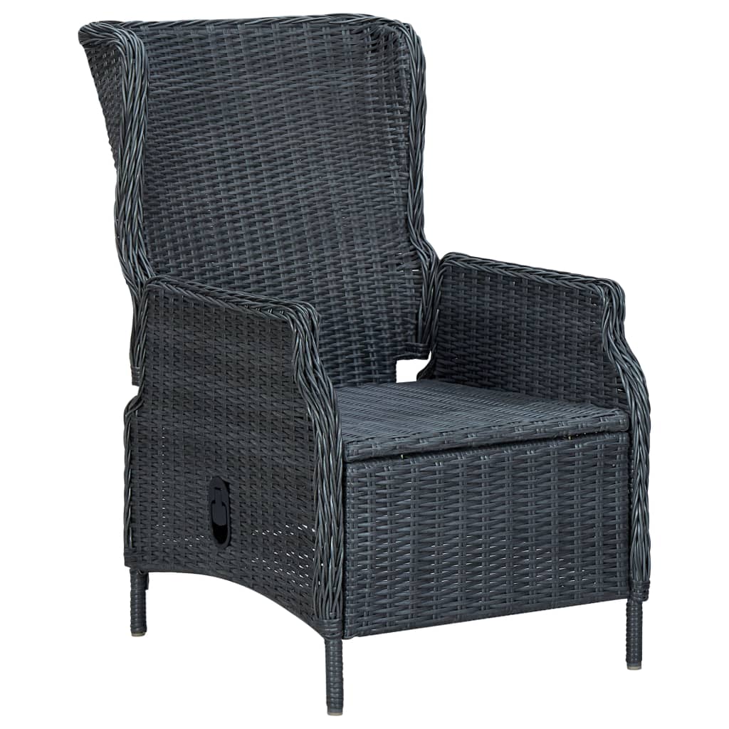 5-delige Tuinset donkergrijs is nu te koop bij PeponiXL, paradijselijk wonen!
