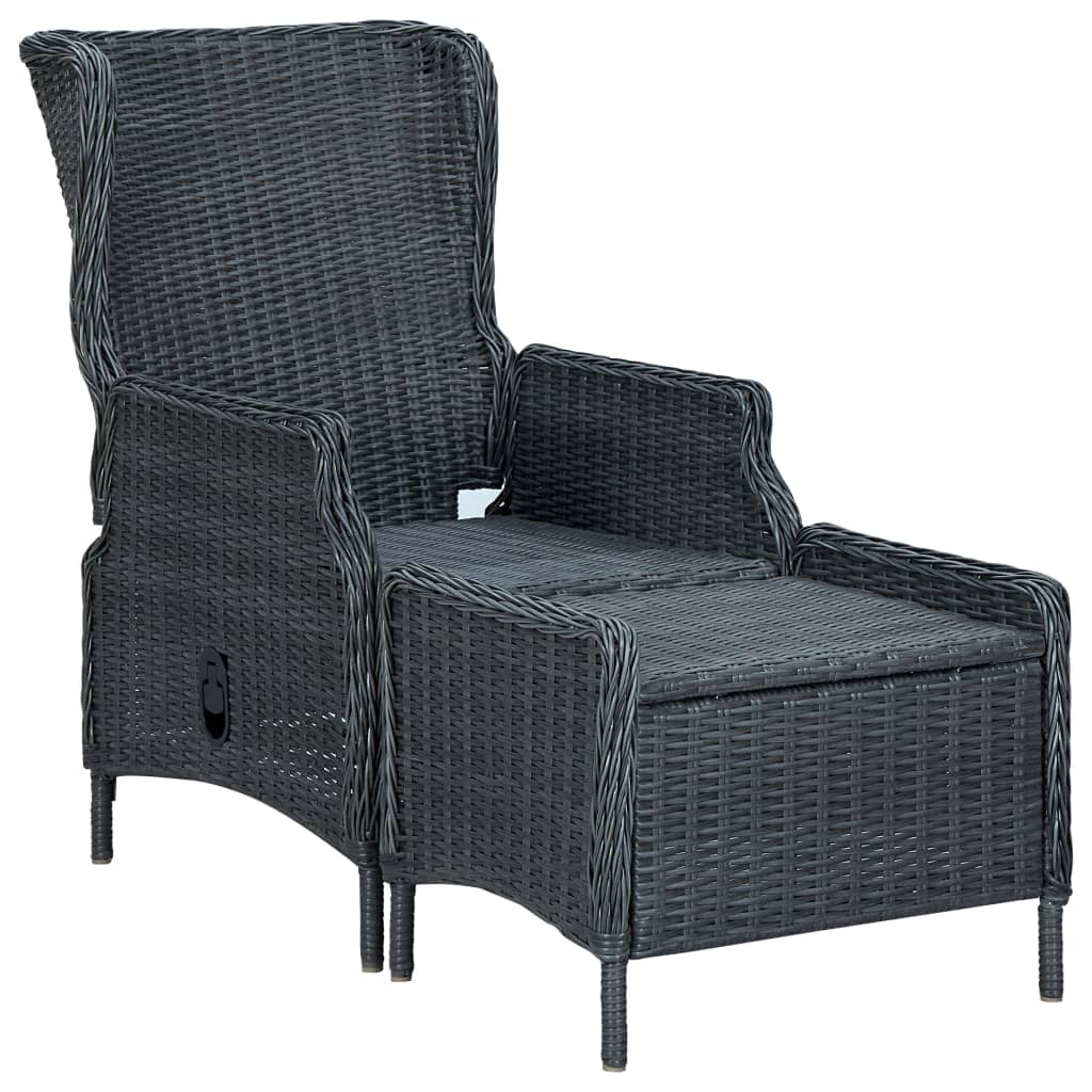 5-delige Tuinset donkergrijs is nu te koop bij PeponiXL, paradijselijk wonen!