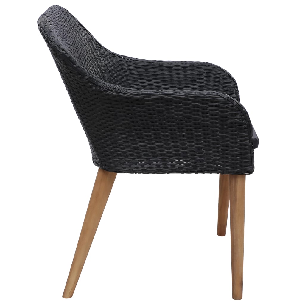 5-delige Tuinset zwart is nu te koop bij PeponiXL, paradijselijk wonen!