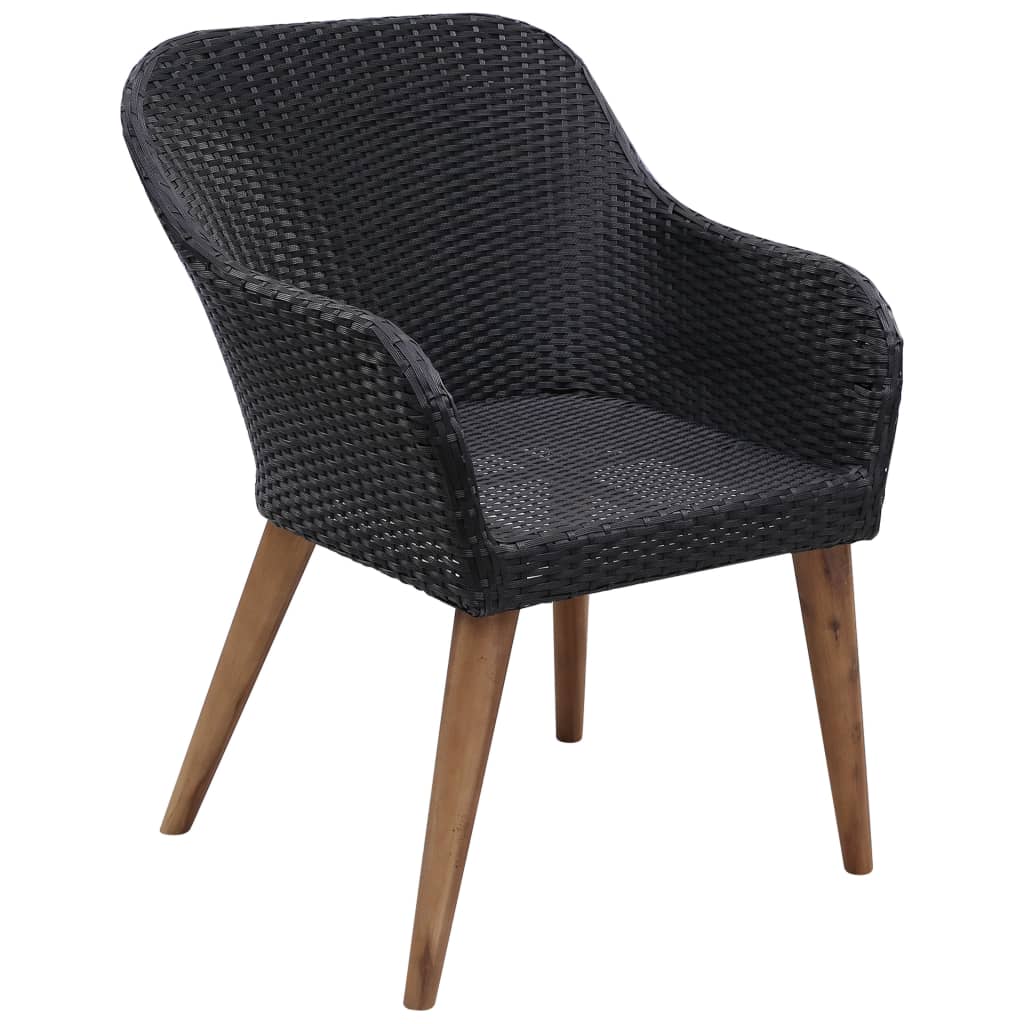 7-delige Tuinset zwart is nu te koop bij PeponiXL, paradijselijk wonen!