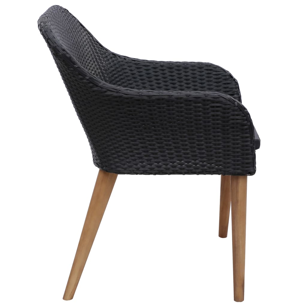 7-delige Tuinset zwart is nu te koop bij PeponiXL, paradijselijk wonen!