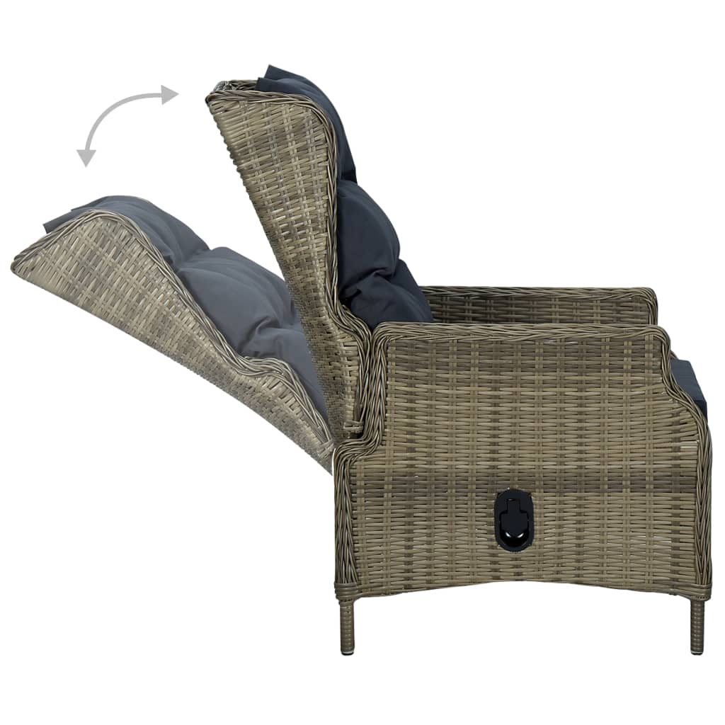 5-delige Tuinset bruin is nu te koop bij PeponiXL, paradijselijk wonen!