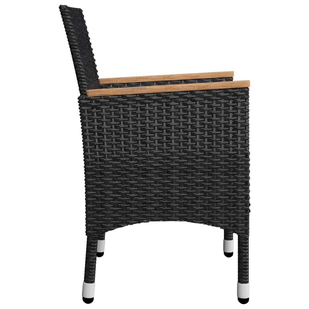 7-delige Tuinset zwart is nu te koop bij PeponiXL, paradijselijk wonen!