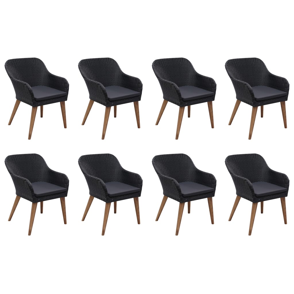 9-delige Tuinset zwart is nu te koop bij PeponiXL, paradijselijk wonen!