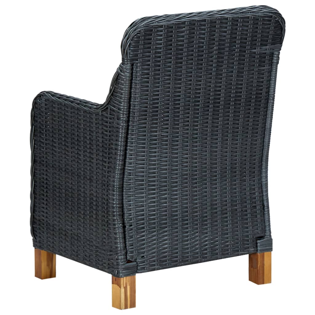 7-delige Tuinset donkergrijs is nu te koop bij PeponiXL, paradijselijk wonen!