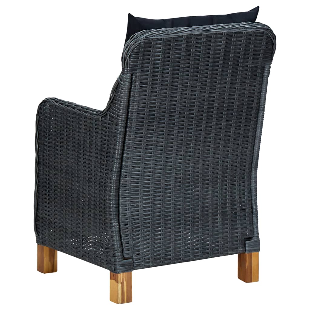 7-delige Tuinset donkergrijs is nu te koop bij PeponiXL, paradijselijk wonen!