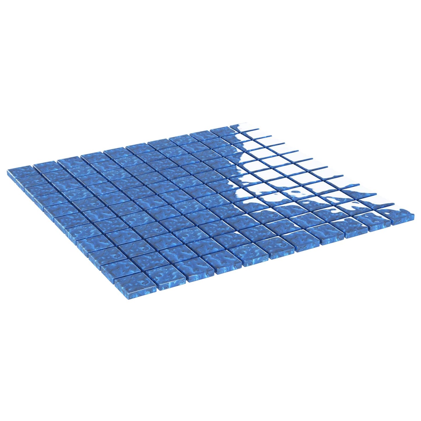 Mozaïek Tegel 11 pcs Blauw 50 x 50 cm Glas is nu te koop bij PeponiXL, paradijselijk wonen!