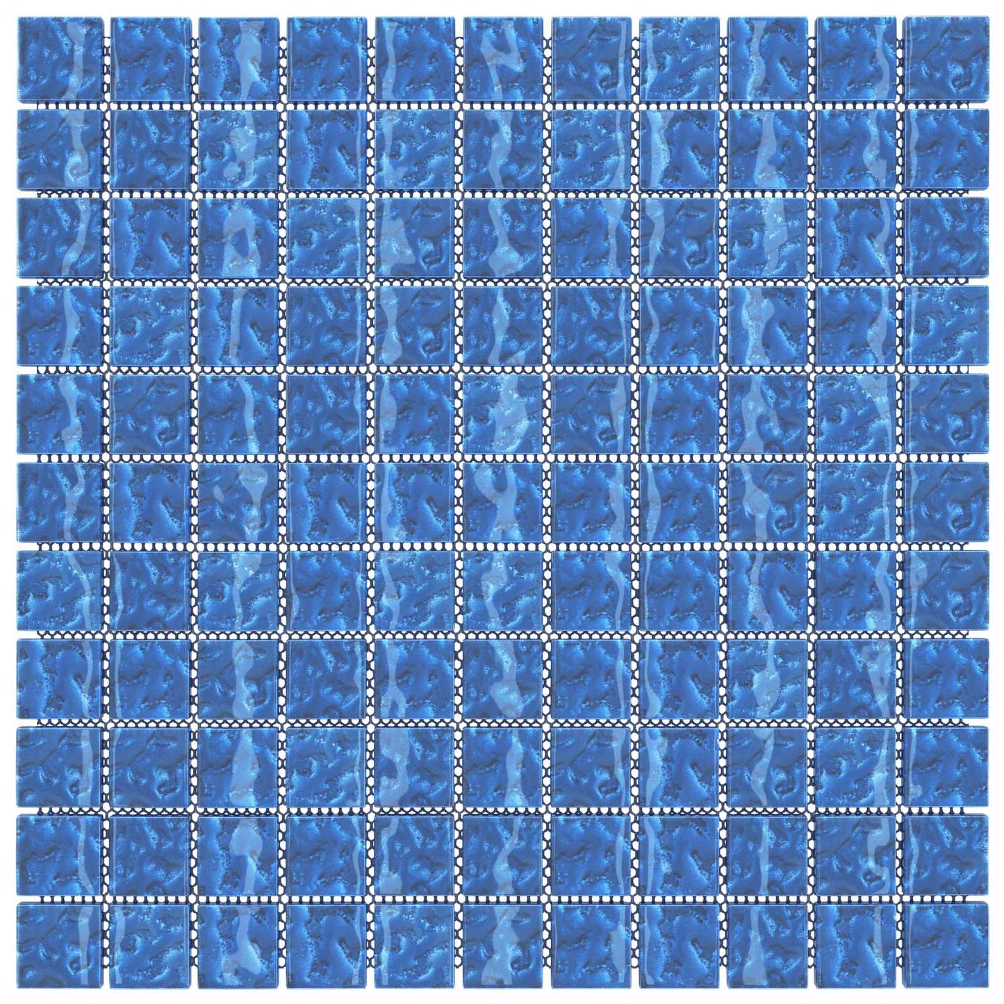 Mozaïek Tegel 11 pcs Blauw 50 x 50 cm Glas is nu te koop bij PeponiXL, paradijselijk wonen!