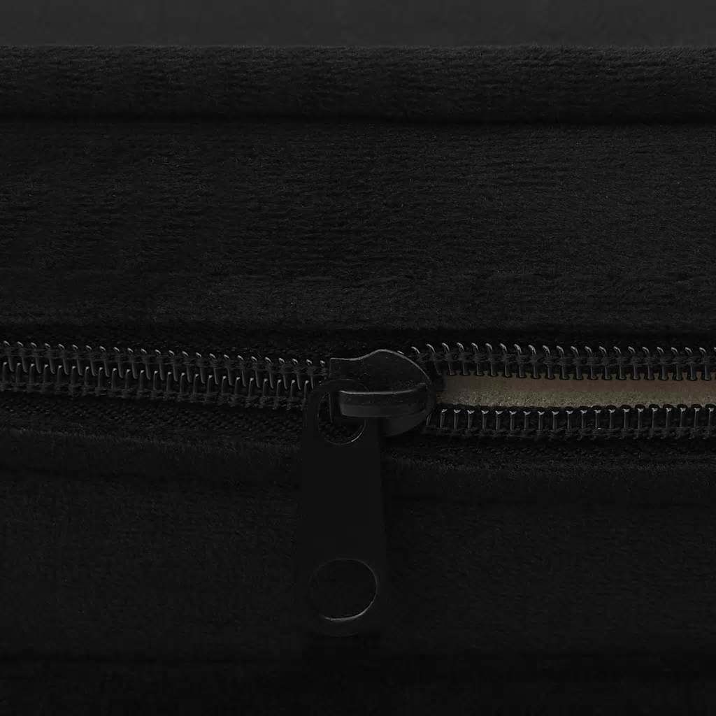 Hondenbank 67x47x36 cm pluche zwart is nu te koop bij PeponiXL, paradijselijk wonen!