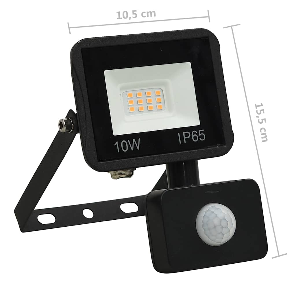 Spotlight met sensor LED 10 W warmwit is nu te koop bij PeponiXL, paradijselijk wonen!