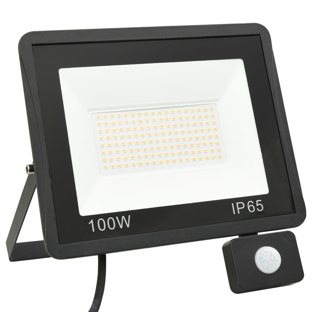 Spotlight met sensor LED 100 W warmwit is nu te koop bij PeponiXL, paradijselijk wonen!