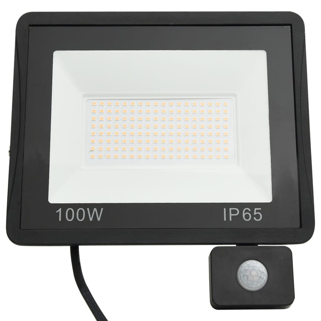 Spotlight met sensor LED 100 W warmwit is nu te koop bij PeponiXL, paradijselijk wonen!