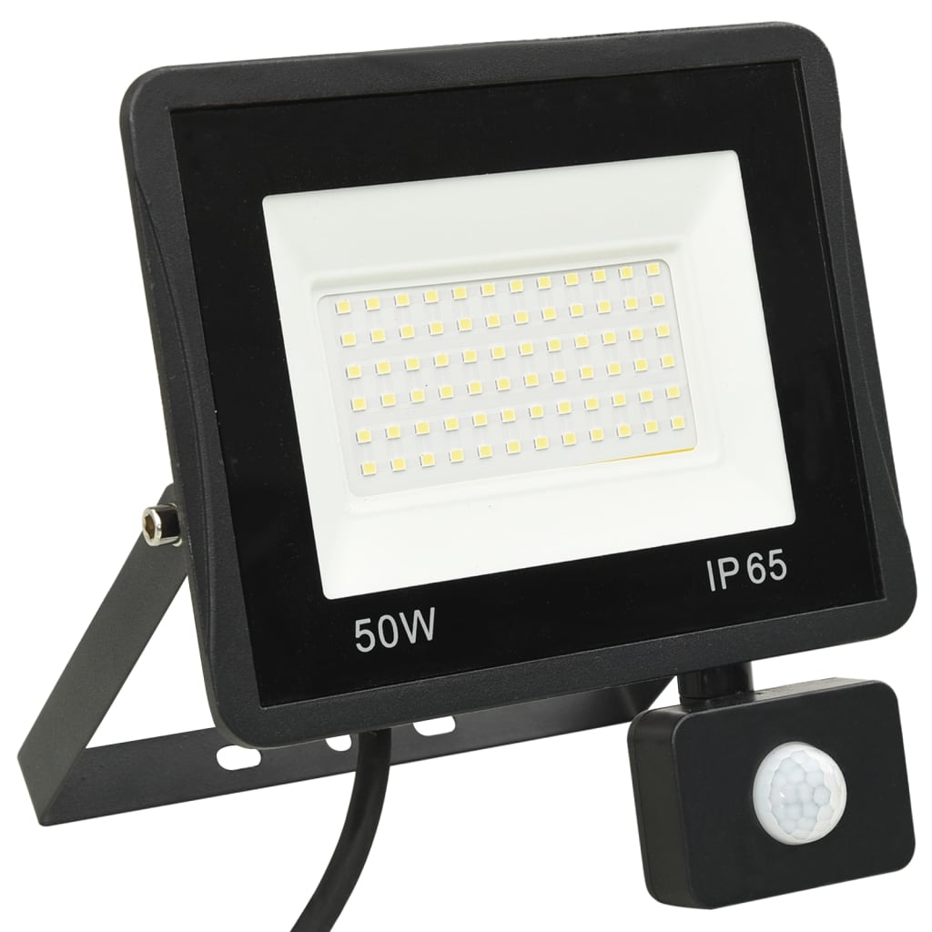 Spotlight met sensor LED 50 W koudwit is nu te koop bij PeponiXL, paradijselijk wonen!