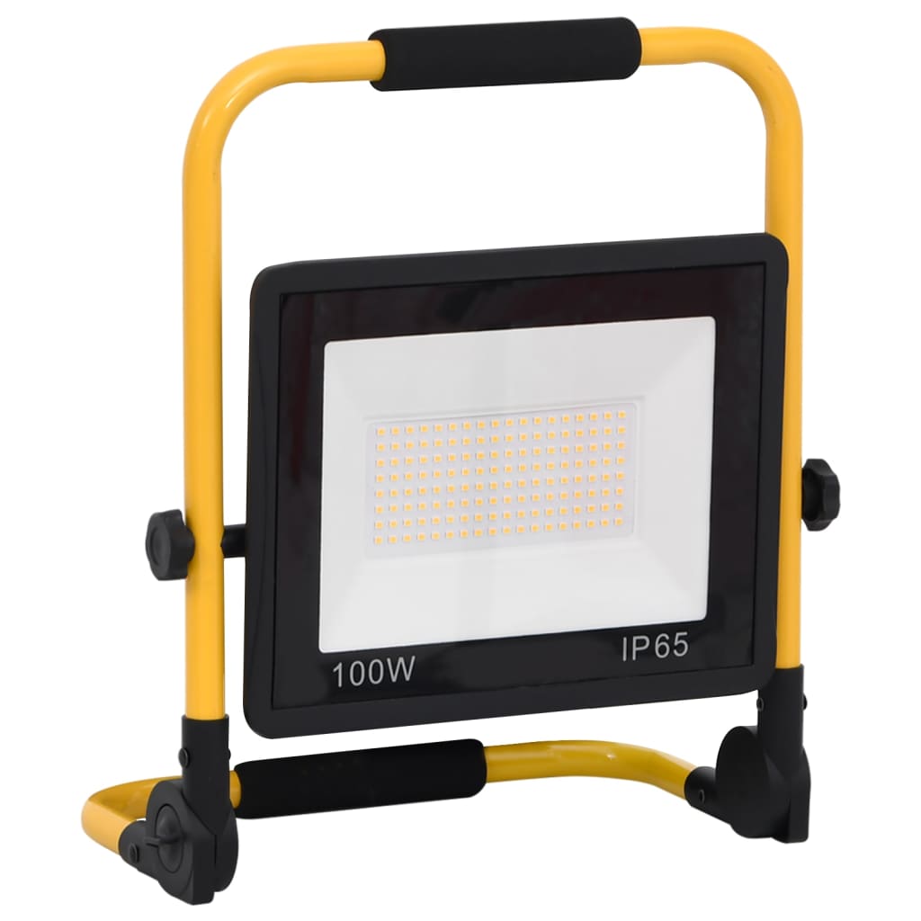 Spotlight met handvat LED 100 W warmwit is nu te koop bij PeponiXL, paradijselijk wonen!