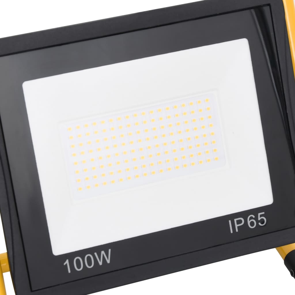 Spotlight met handvat LED 100 W warmwit is nu te koop bij PeponiXL, paradijselijk wonen!