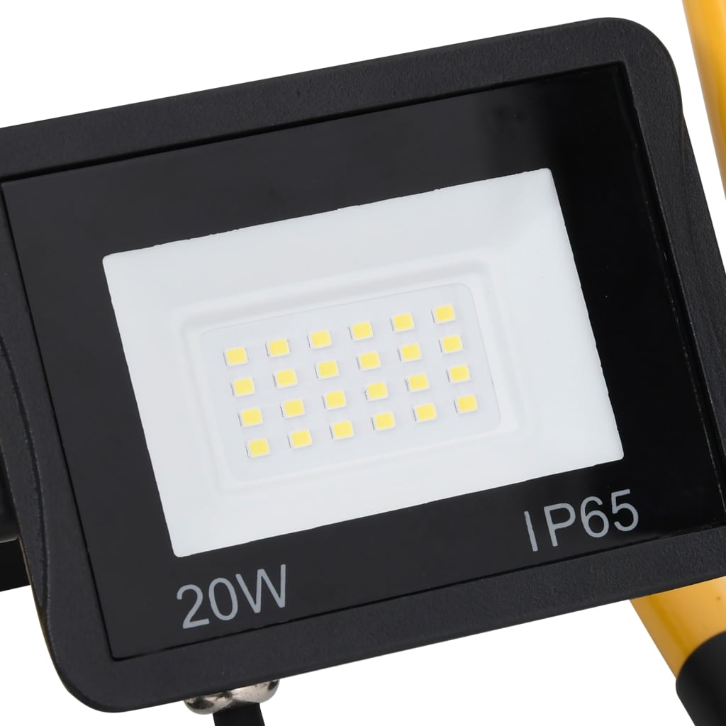Spotlight met handvat LED 20 W koudwit is nu te koop bij PeponiXL, paradijselijk wonen!