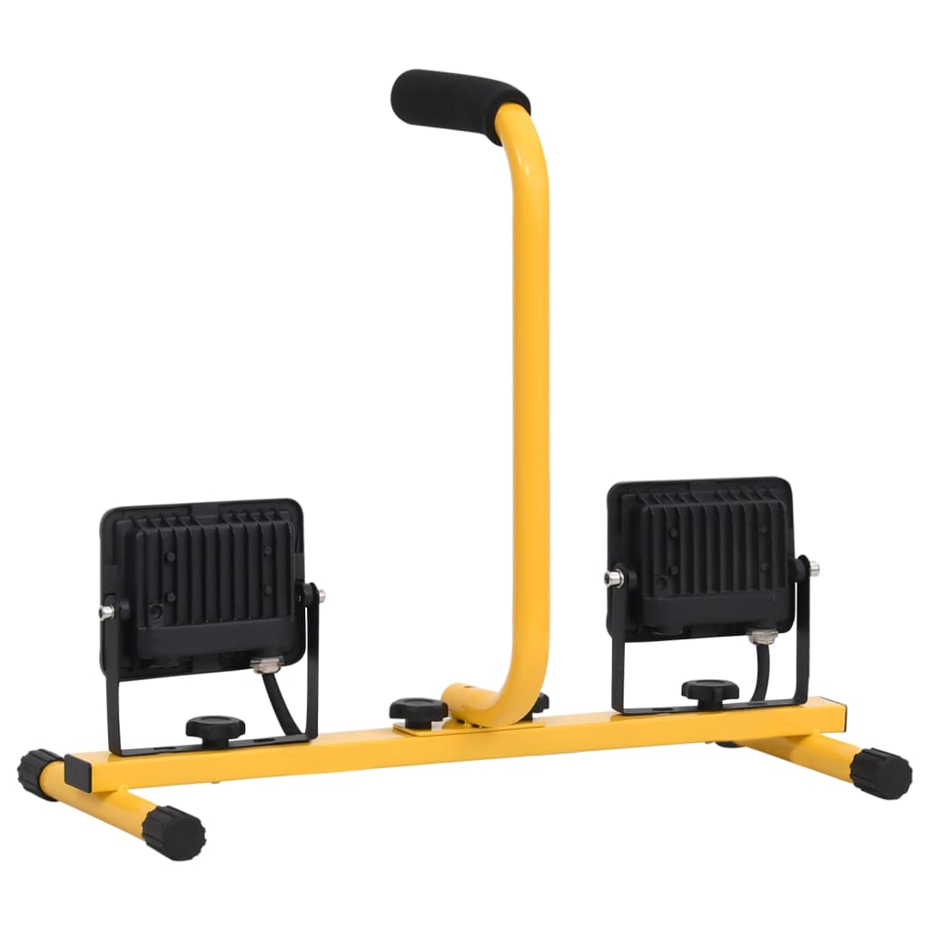 Spotlight met handvat LED 2x20 W koudwit is nu te koop bij PeponiXL, paradijselijk wonen!