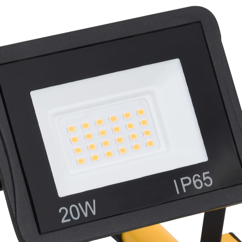 Spotlight met handvat LED 2x20 W koudwit is nu te koop bij PeponiXL, paradijselijk wonen!
