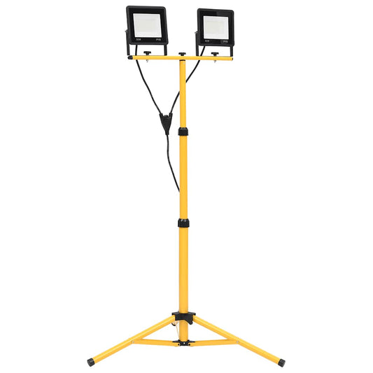 Spotlight met statief LED 2x50 W koudwit is nu te koop bij PeponiXL, paradijselijk wonen!