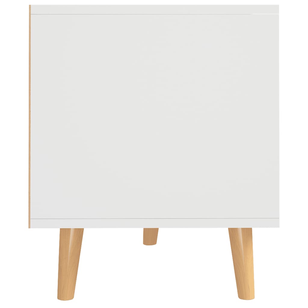 Tv-meubel 90x40x48,5 cm bewerkt hout wit
