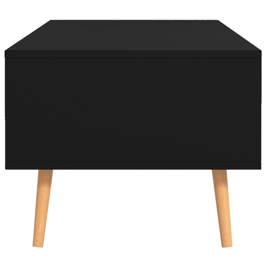 Salontafel 100x49,5x43 cm bewerkt hout zwart