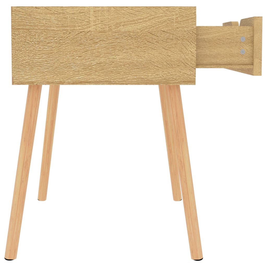 Nachtkastje 40x40x56 cm bewerkt hout sonoma eikenkleurig is nu te koop bij PeponiXL, paradijselijk wonen!