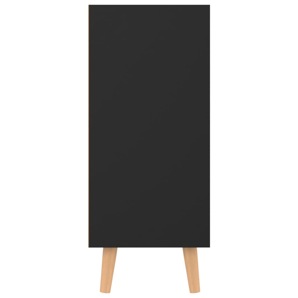 Dressoir 90x30x72 bewerkt hout zwart is nu te koop bij PeponiXL, paradijselijk wonen!