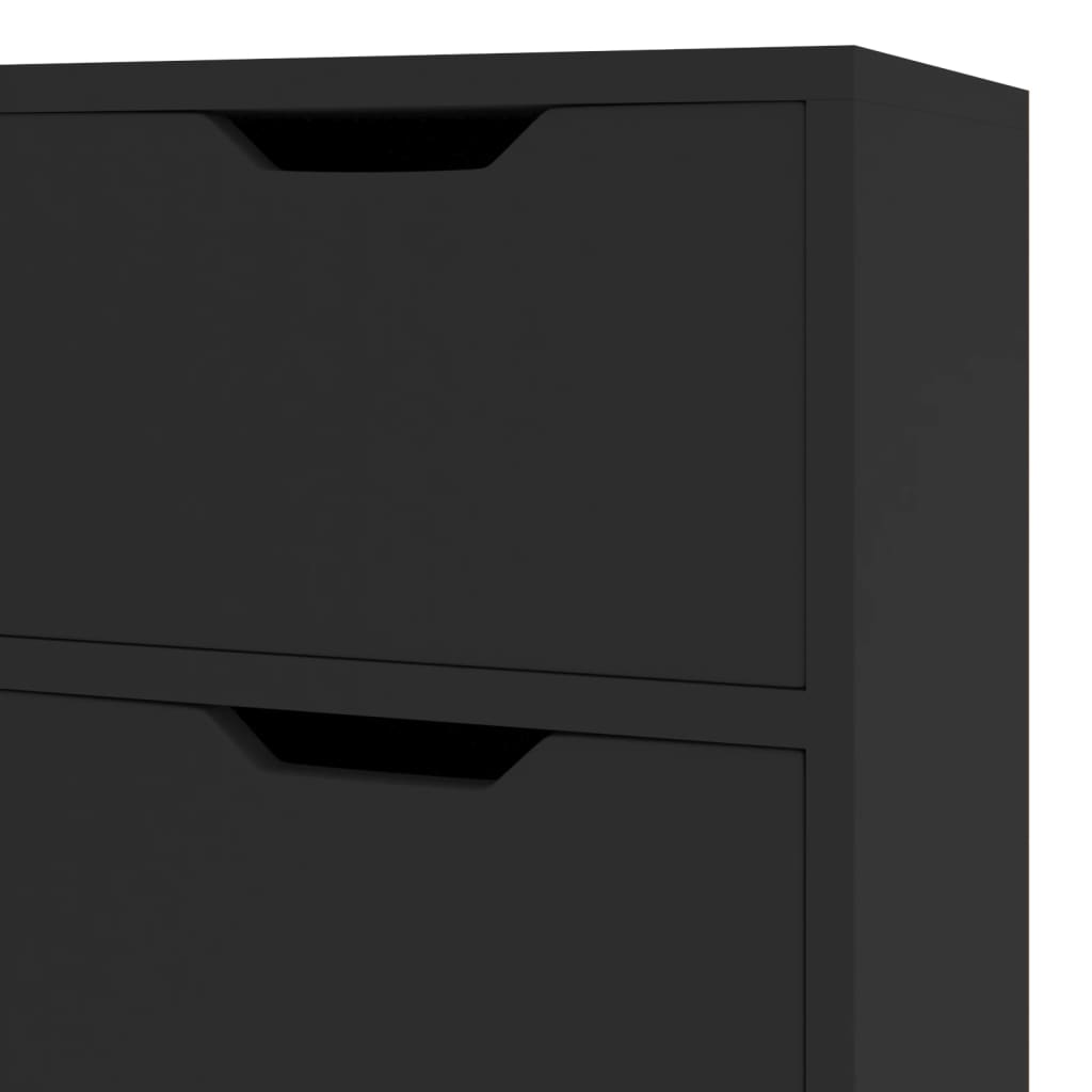 Dressoir 90x30x72 bewerkt hout zwart is nu te koop bij PeponiXL, paradijselijk wonen!