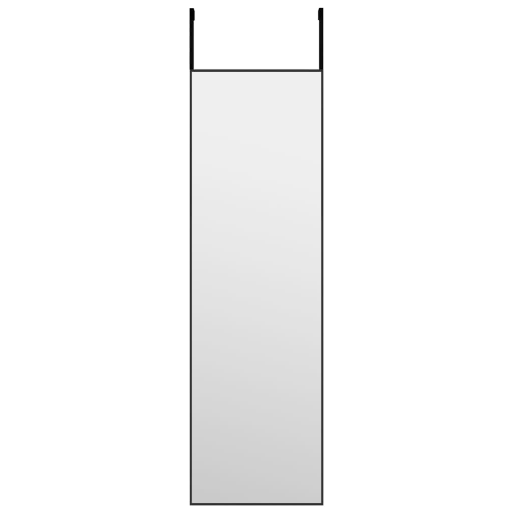 Deurspiegel 30x100 cm glas en aluminium zwart is nu te koop bij PeponiXL, paradijselijk wonen!