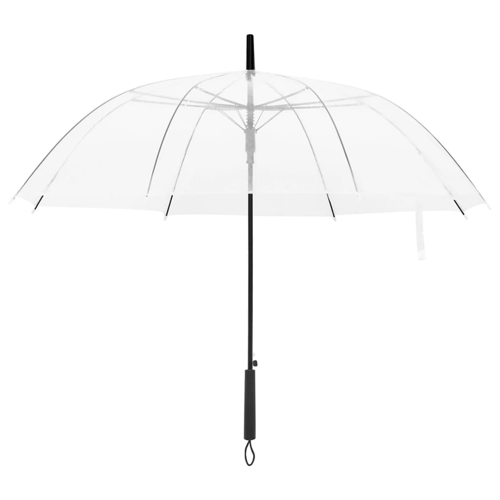 Paraplu 100 cm transparant is nu te koop bij PeponiXL, paradijselijk wonen!