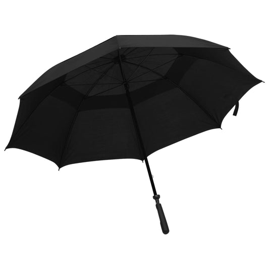 Paraplu 130 cm zwart is nu te koop bij PeponiXL, paradijselijk wonen!
