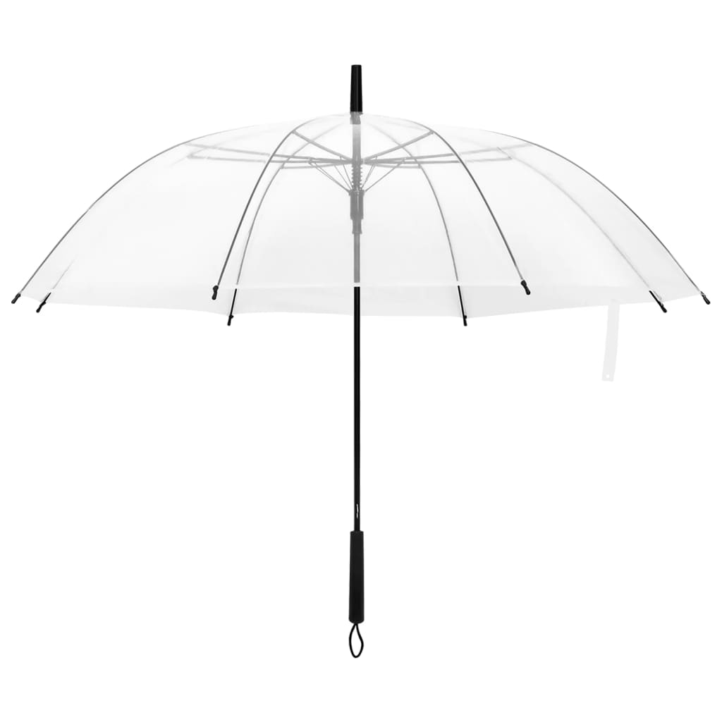 Paraplu 107 cm transparant is nu te koop bij PeponiXL, paradijselijk wonen!