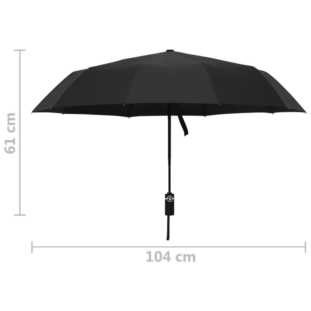 Paraplu automatisch inklapbaar 104 cm zwart is nu te koop bij PeponiXL, paradijselijk wonen!