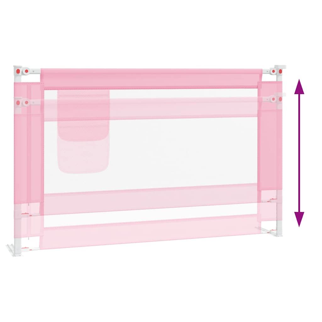 Bedhekje peuter 120x25 cm stof roze is nu te koop bij PeponiXL, paradijselijk wonen!