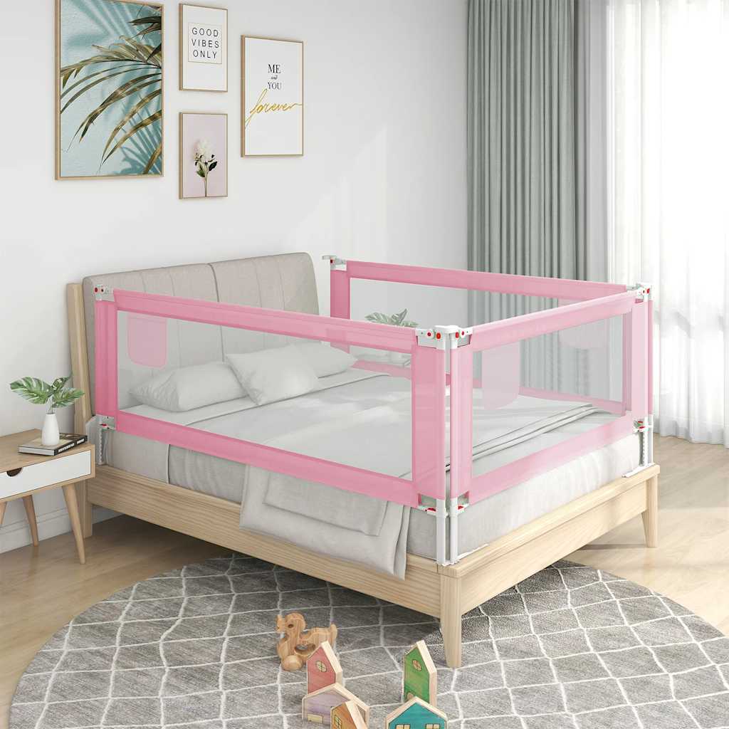Bedhekje peuter 150x25 cm stof roze is nu te koop bij PeponiXL, paradijselijk wonen!