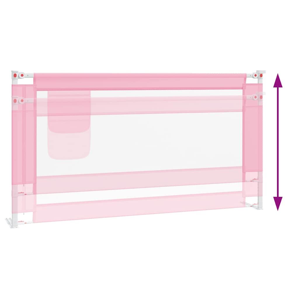 Bedhekje peuter 160x25 cm stof roze is nu te koop bij PeponiXL, paradijselijk wonen!