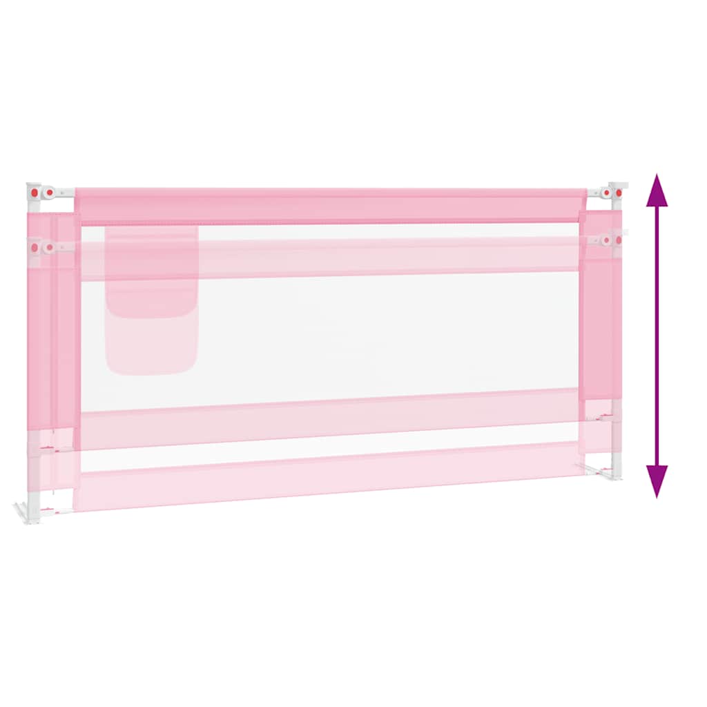 Bedhekje peuter 190x25 cm stof roze is nu te koop bij PeponiXL, paradijselijk wonen!