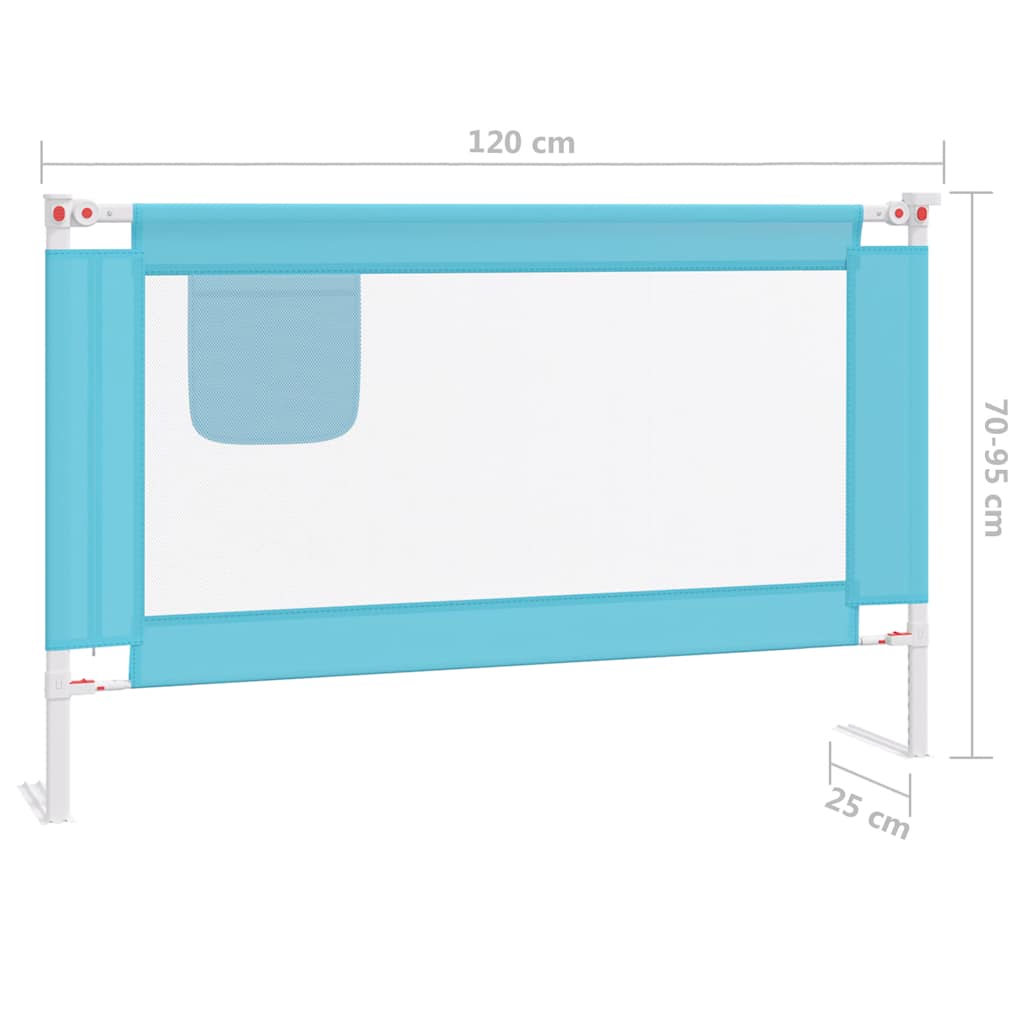 Bedhekje peuter 120x25 cm stof blauw is nu te koop bij PeponiXL, paradijselijk wonen!