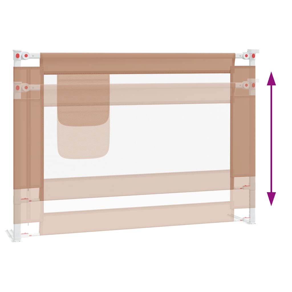 Bedhekje peuter 90x25 cm stof taupe is nu te koop bij PeponiXL, paradijselijk wonen!