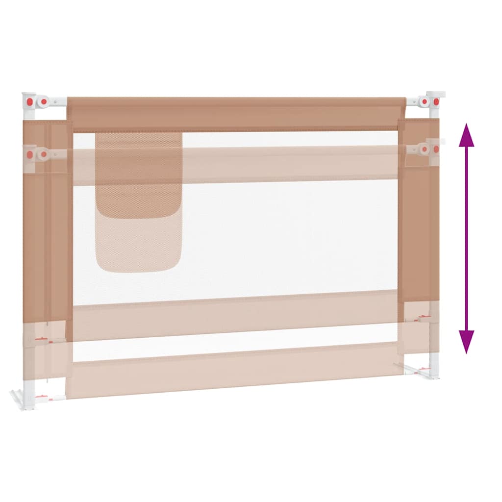 Bedhekje peuter 100x25 cm stof taupe is nu te koop bij PeponiXL, paradijselijk wonen!