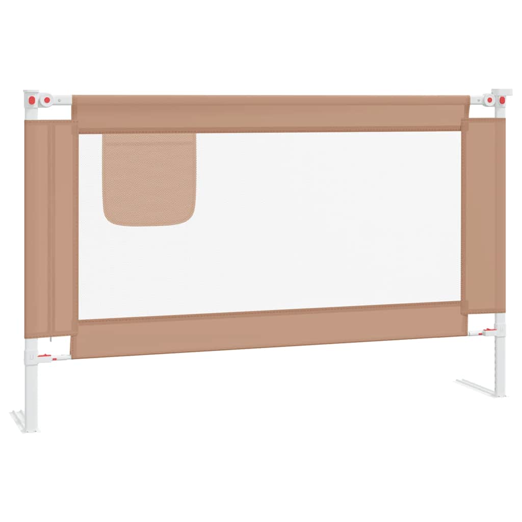 Bedhekje peuter 120x25 cm stof taupe is nu te koop bij PeponiXL, paradijselijk wonen!
