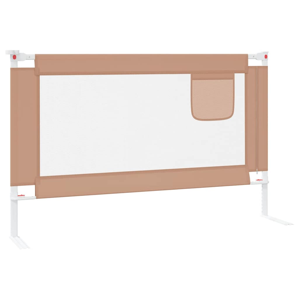 Bedhekje peuter 120x25 cm stof taupe is nu te koop bij PeponiXL, paradijselijk wonen!