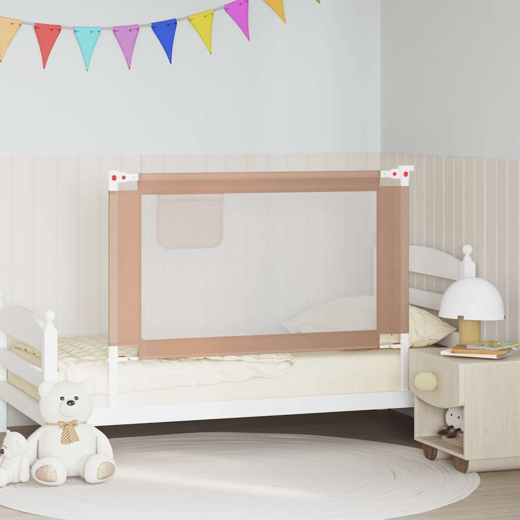 Bedhekje peuter 120x25 cm stof taupe is nu te koop bij PeponiXL, paradijselijk wonen!
