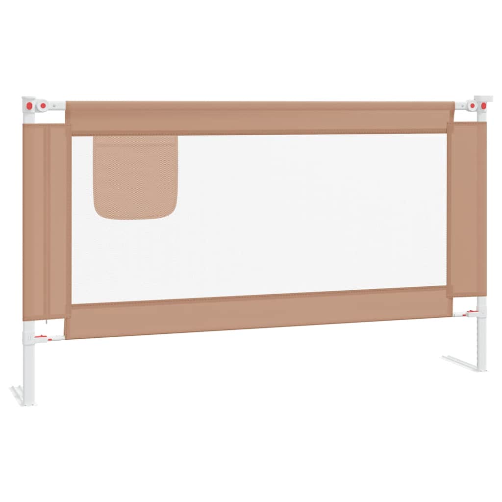 Bedhekje peuter 140x25 cm stof taupe is nu te koop bij PeponiXL, paradijselijk wonen!