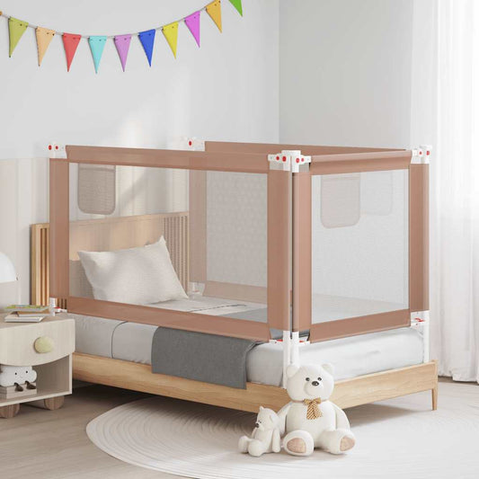 Bedhekje peuter 140x25 cm stof taupe is nu te koop bij PeponiXL, paradijselijk wonen!