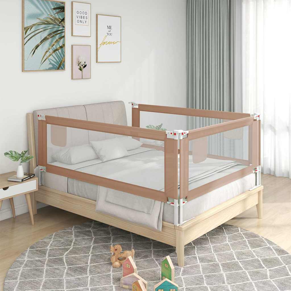 Bedhekje peuter 150x25 cm stof taupe is nu te koop bij PeponiXL, paradijselijk wonen!